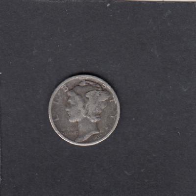 Beschrijving: 1 Dime MERCURY